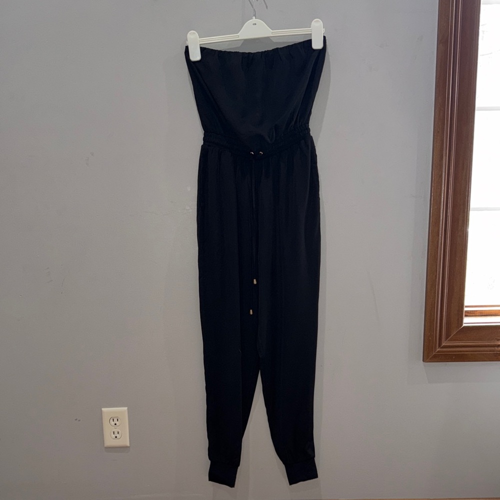 Windsor Black Strapless Jumpsuit